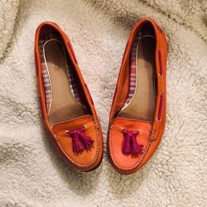 fun tassel sperry loafers
